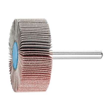 Pferd 2" x 3/4" Mounted Flap Wheel - 1/4" Shank - Aluminum Oxide - 120 Grit 45260